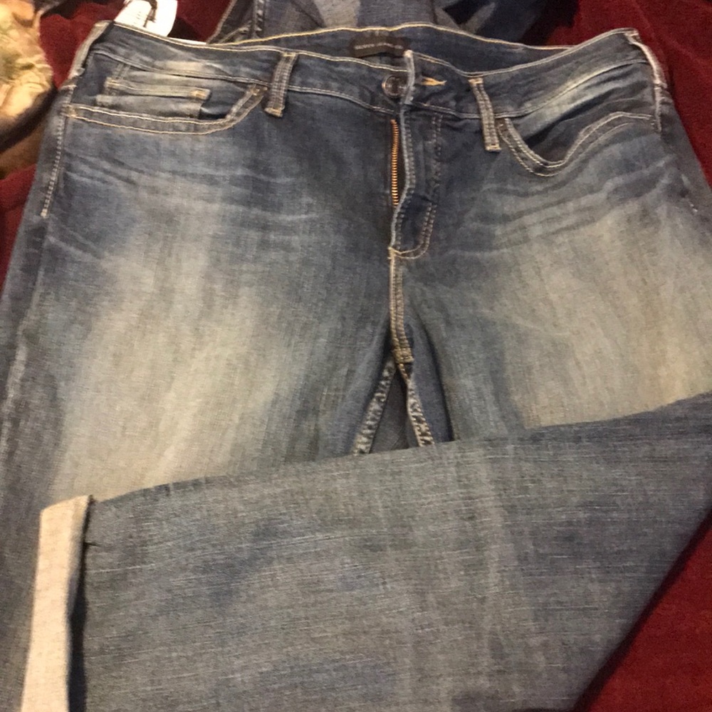 Silver Suki Capri